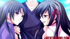 Play Watch as two sexy step sisters and their step mom fight over you in this wild hentai harem adventure